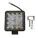 LED фара 48W SLIM 16x3W широкий промінь 85х85х15 мм квадратний корпус 6000K LED4860АТSLIM фото 2