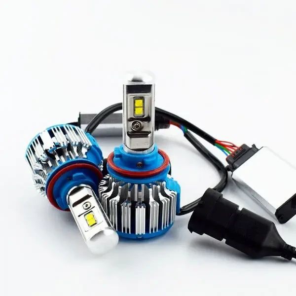 Комплект LED ламп TurboLed T1 H11 6000K 50W 12/24v CanBus с активным охлаждением 1245698 фото