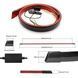LED лента спойлер карбон 120 см красный свет 12V 9759798465 фото 2