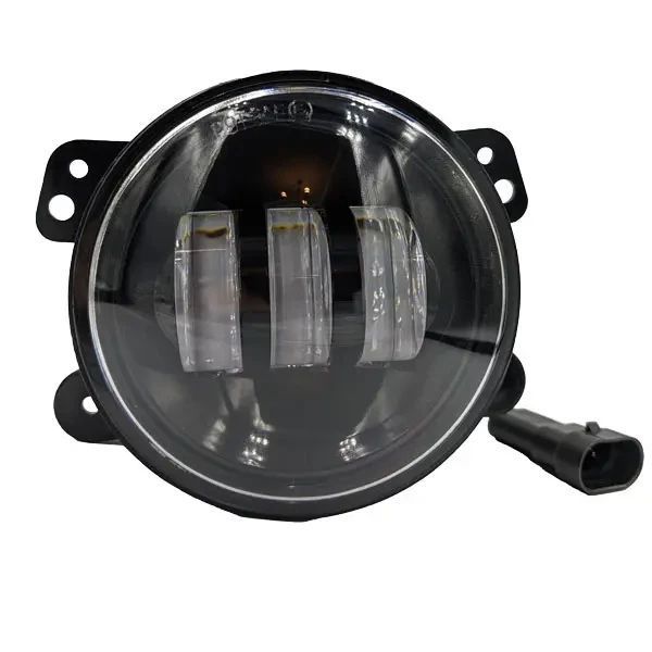LED фары противотуманные Wrangler, Dodge, Chrysler 100 мм 30W 3 диода тип 2 (2 штуки) четкая СТГ 9759798459 фото