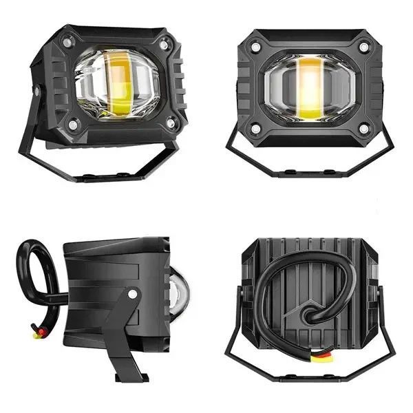 LED фара 20W ближнє дальнє світло з чітким світловим кордоном 9, 12, 24, 32 В 2000 LM 69х54x52 мм 9759798921 фото